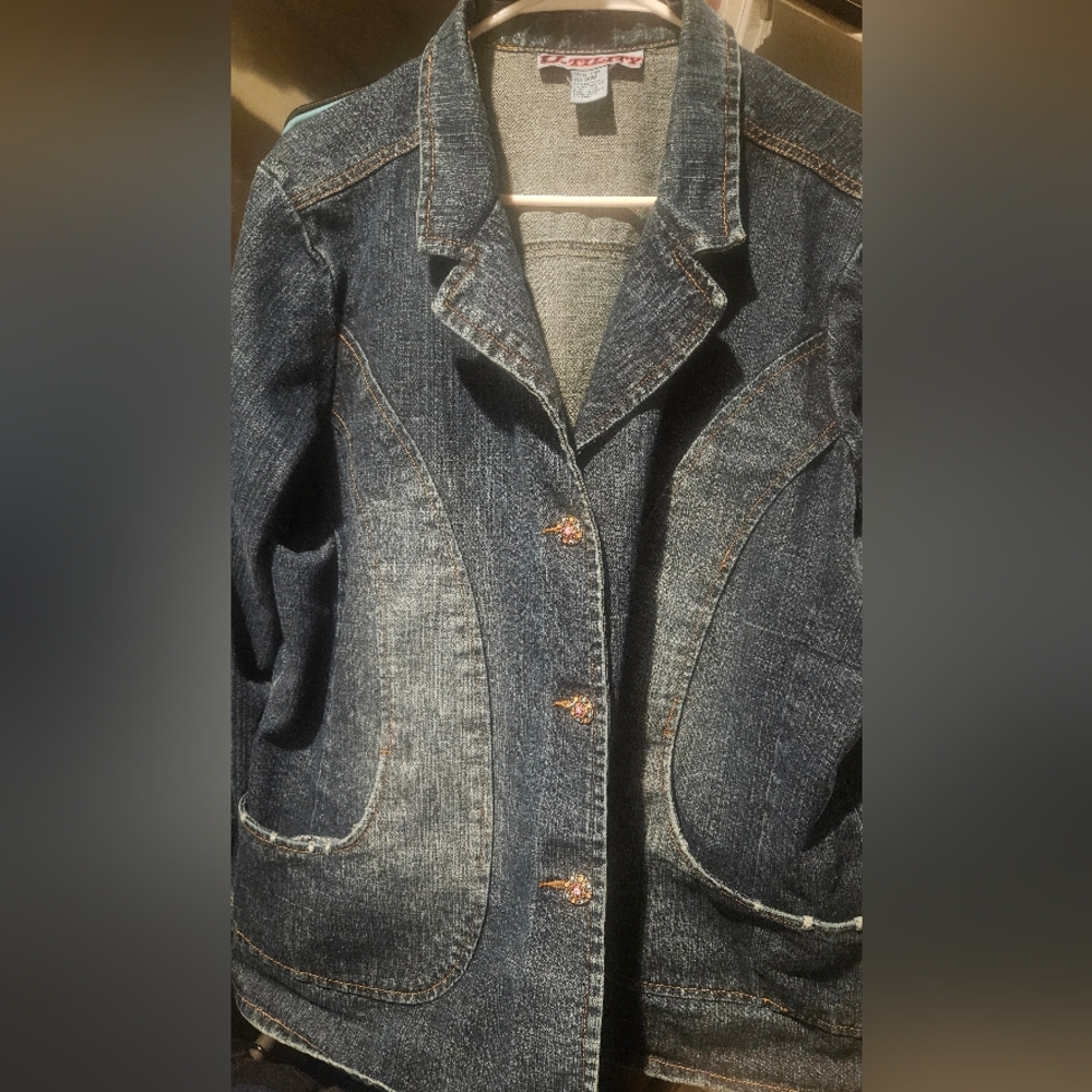 Women's Plus Jean Jacket